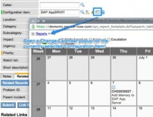 Building a CI Change Calendar Macro – On The Fly