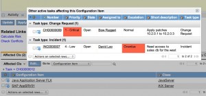 CI Context UI Action - Show Tasks