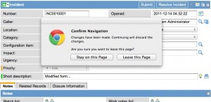 Default Dirty Form Alert