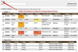 Global Text Search Results