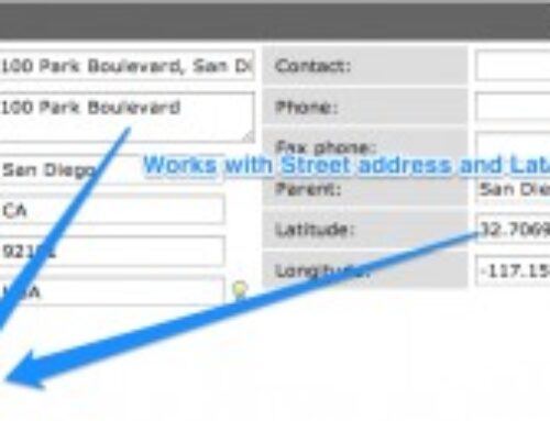 Open Google Map from a Location Record