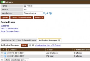 Subscription Notification Related List