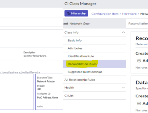 ServiceNow CMDB Identification and Reconciliation Engine (IRE)