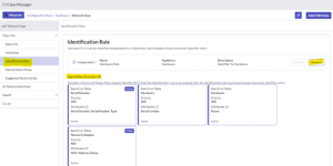 'Identifier entries' example for 'Network Gear' CI Class
